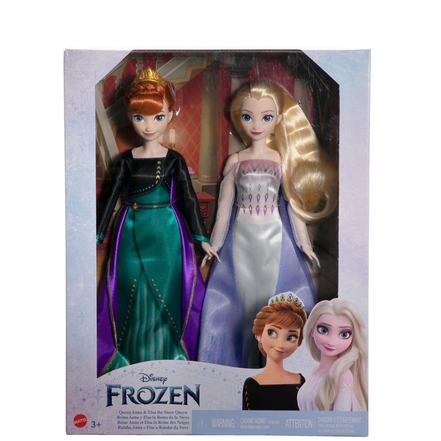 Disney Frozen Queen Anna and Elsa the Snow Queen Fashion Doll