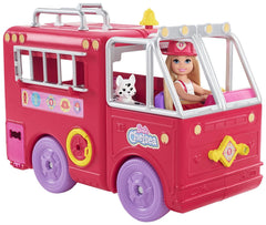 Barbie Chelsea Doll and Fire Truck