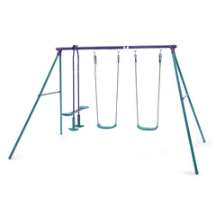 Plum Jupiter Double Swing and Glider Set