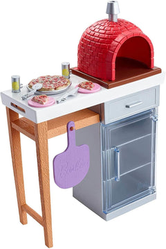 Barbie Outdoor Pizza Oven Furniture Set