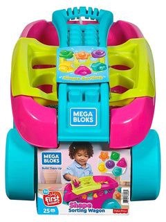 Mega Bloks Shape Sorting Wagon Pink