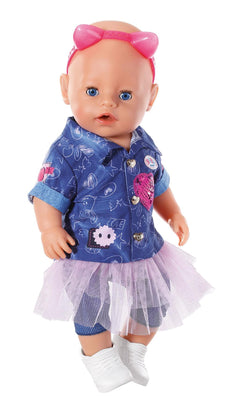 BABY Born Deluxe Jeans Dress Doll Outfit Set