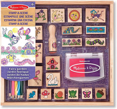 Melissa & Doug Stamp A Scene Fairy Garden Set