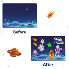 Skillmatics Peel & Press Foil Fun - Up in Space