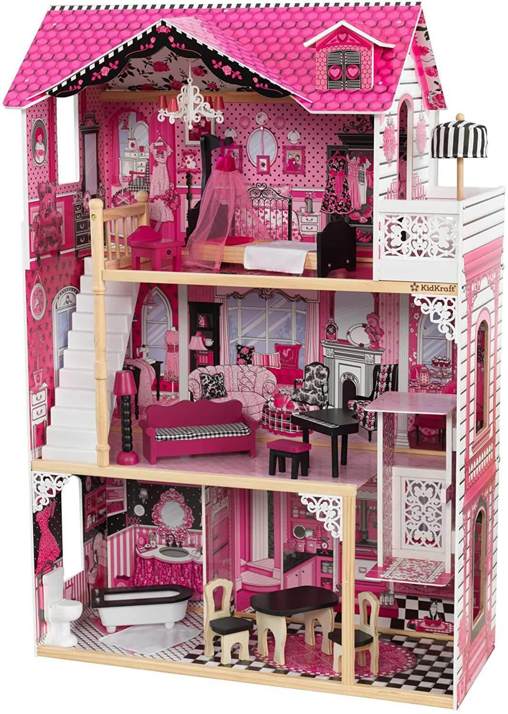KidKraft Wooden Amelia Dollhouse – BargainMax - Main Image