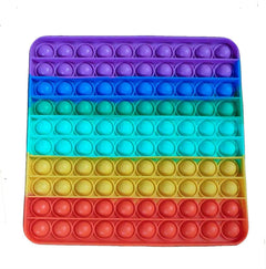 Large Rainbow Octagon Push Popper