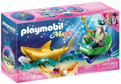 Playmobil Magic King of the Sea with Shark Carriage 70097