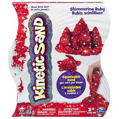 Kinetic Sand Shimmering Ruby