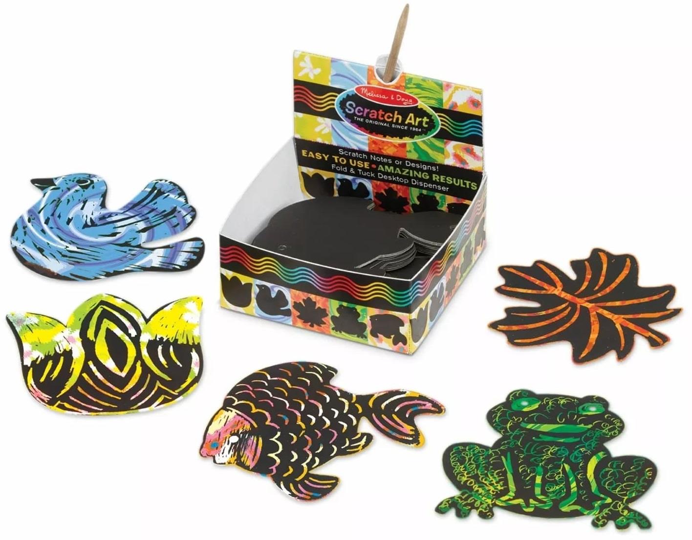 Melissa & Doug Holiday Scratch Art Cards