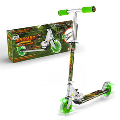 Ozbozz Dinosaur Expidition Scooter With Light Up Wheels