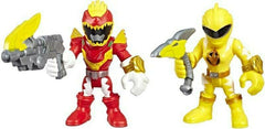 Power Rangers Playskool Heroes 2 Pack Red & Yellow