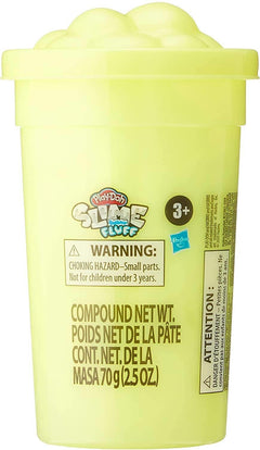 Play-Doh Slime Yellow Feathery Fluff Mega Can