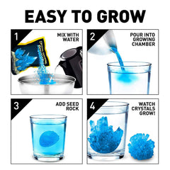 National Geographic Crystal Grow Blue