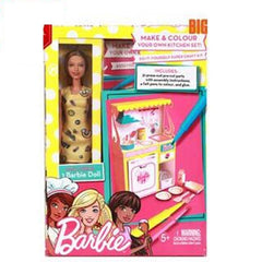 Barbie DIY Yellow Kitchen Playset