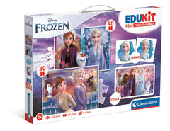 Clementoni Disney Frozen Edukit 4in1 Puzzle and Games Set