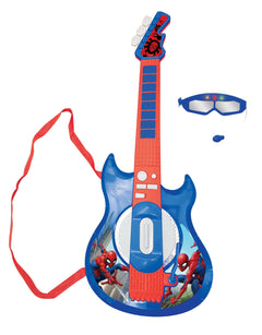 Spiderman Electronic Lighting Guitar with Mic