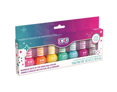 Rainbow Days of the Week Nail Polish