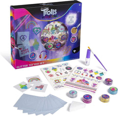 Trolls World Tour Glitter Tattoo Set