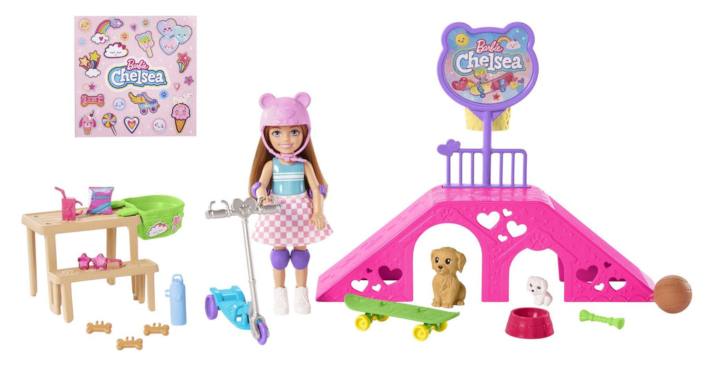 Barbie Chelsea Skatepark Doll Playset – BargainMax
