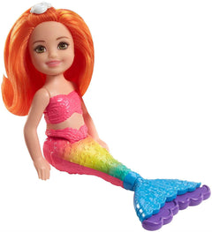 Barbie Dreamtopia Chelsea Mermaid Orange Doll
