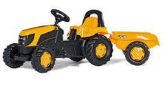 Rolly Toys JCB Tractor With Roll Bar and Trailer
