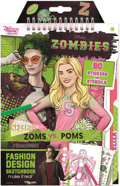 Disney Zombie Drawing & Colouring Sketchbook