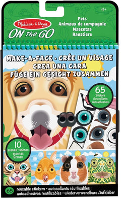 Melissa & Doug On the Go Make A Pets Face Stickers Activity Set