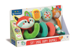 Baby Clementoni Soft Spiral Happy Animals
