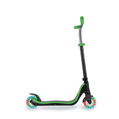 Globber Flow 125 Lights Scooter - Neon Green