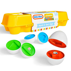 Little Tikes 12 Piece Match & Sort Egg Toy