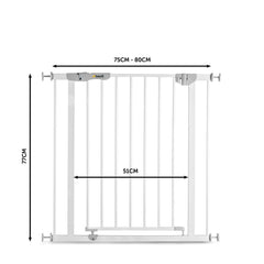 Hauck Autoclose N Stop Safety Gate - White