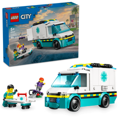 LEGO City Emergency Ambulance Toy Vehicle Set 60451