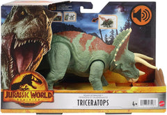 Jurassic World Dominion: Roar Strikers Triceratops Figure