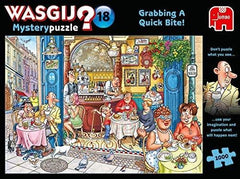 Wasgij Mystery 18 Grabbing A Quick Bite! 1000 Piece Puzzle