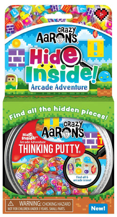 Crazy Aaron's Thinking Putty Hide Inside - Arcade Adventure