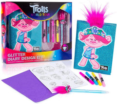 Trolls World Tour Glitter Diary Design Kit