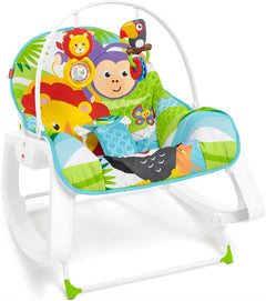Fisher-Price Rainforest Infant to Toddler Green Rainforest Rocker