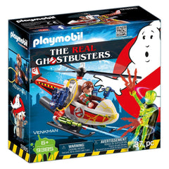 Playmobil 9385 Ghostbusters Venkman with Helicopter