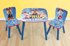 PAW Patrol Wooden Table & 2 Chairs Set