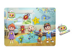 Cocomelon Wooden Character Peg Puzzle Board
