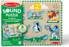 Melissa & Doug Farm Animals Sound Puzzle Set
