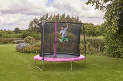 Sportspower 8ft Bounce Pro Trampoline with Enclosure – Pink