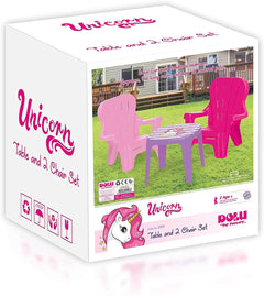 Dolu Unicorn Table & Chairs Set