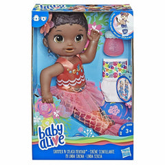 Baby Alive Shimmer N Splash Mermaid Black Hair