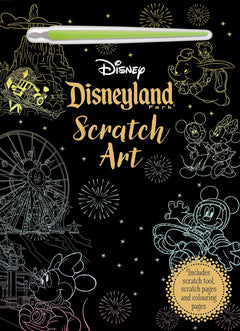 Disney Disneyland Scratch Art Book