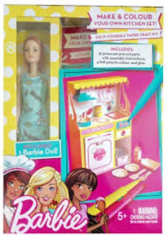 Barbie DIY Pink Kitchen Playset