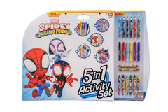 Spidey 5 in 1 Colouring Activities Set
