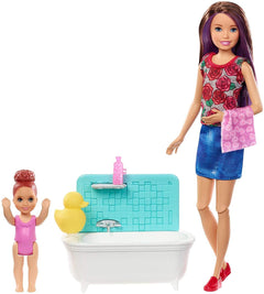 Barbie Babysitter Bath Time Playset