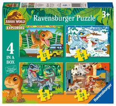 Ravensburger Jurassic World Explorers 4 in a Box Puzzles
