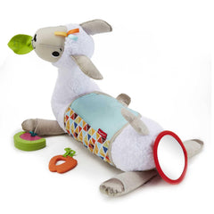 Fisher-Price Grow-with-Me Tummy Time Llama Plush